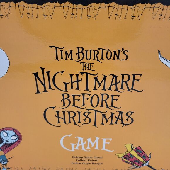 Tim Burton's The Nightmare Before Christmas Board Game Opened New - Picture 2 of 16